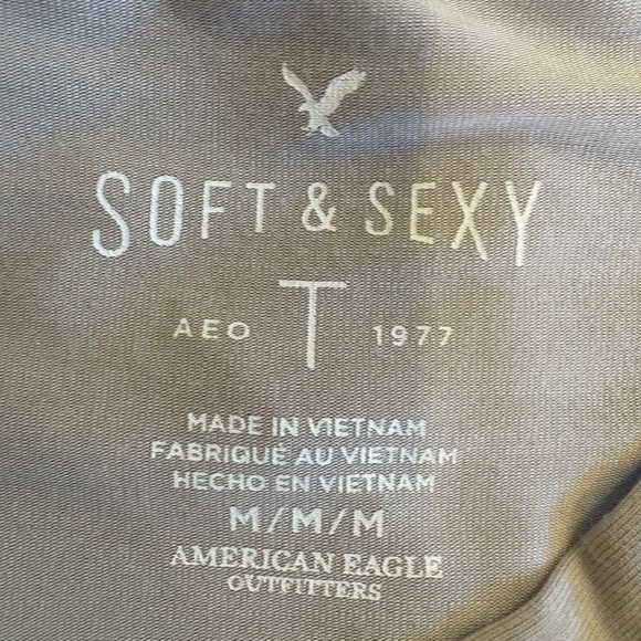 American Eagle Soft & Sexy T long sleeve tee t-shirt size medium NWT - Picture 5 of 7